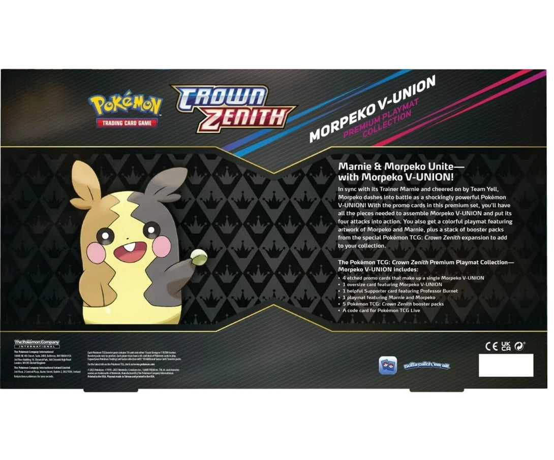 Morpeko V-UNION Playmat Premium Collection - Crown Zenith (CRZ)
