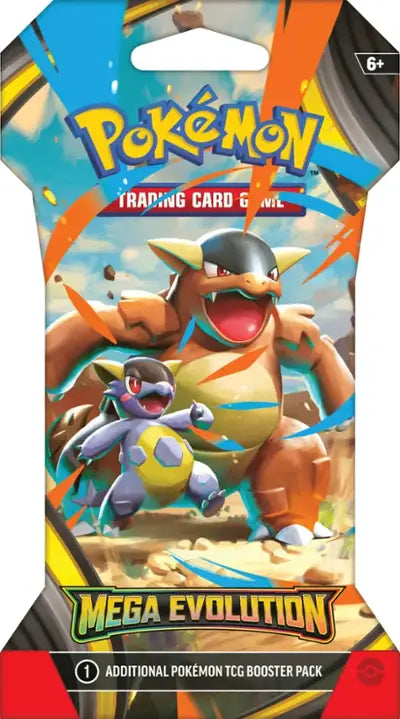 Pokémon - Trading Card Game: Mega Evolution Sleeved Booster - Styles May Vary