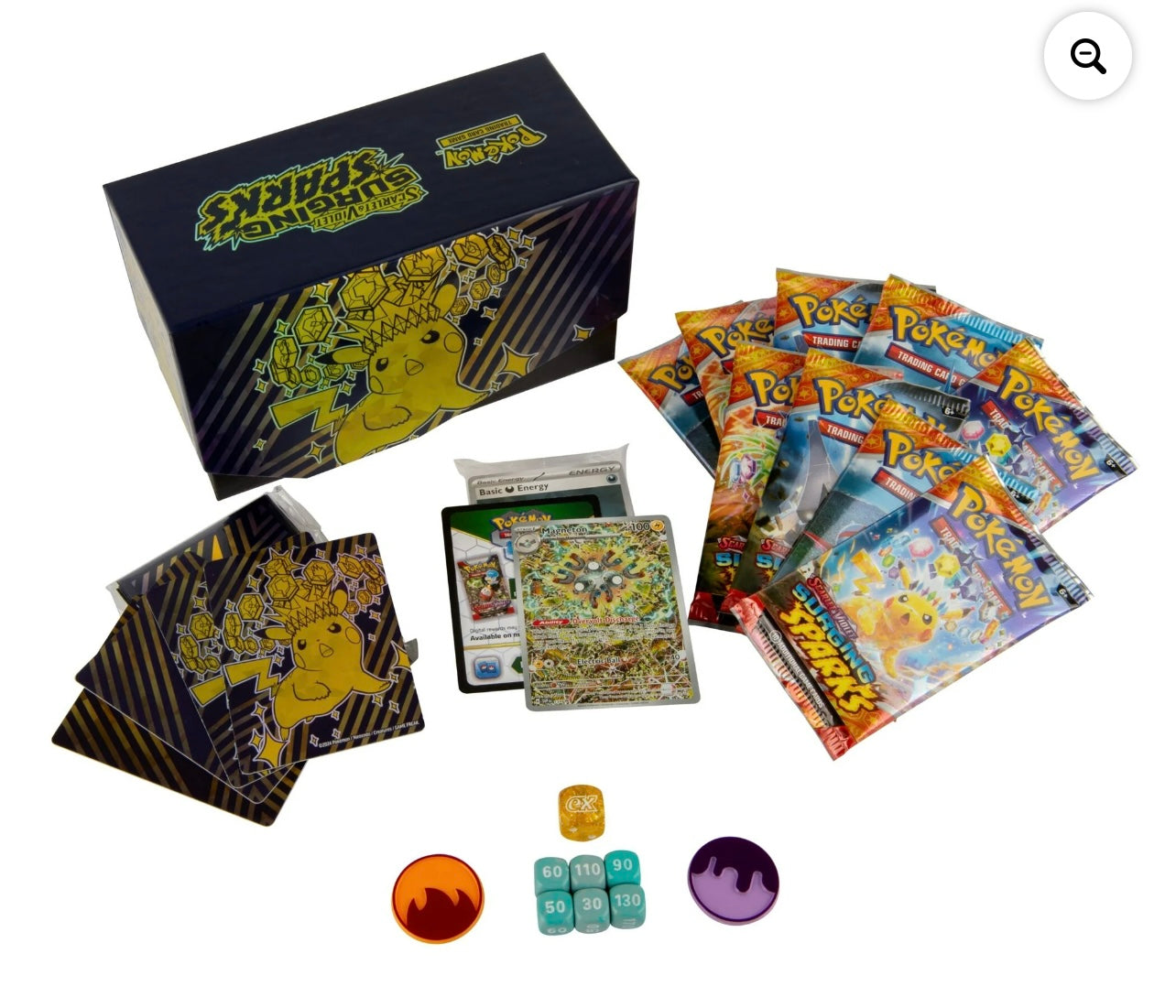 Pokemon Trading Card Games Scarlet & Violet 8 Surging Sparks Elite Trainer Box