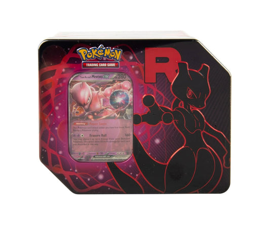 Pokemon TCG Team Rocket Mewtwo Tin