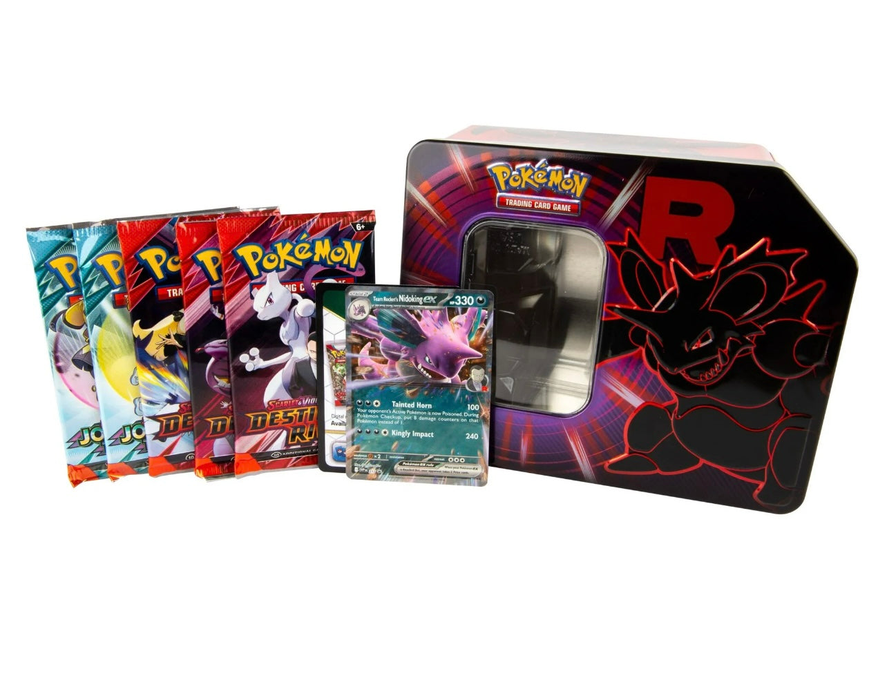 Pokemon TCG Team Rocket Persian Tin