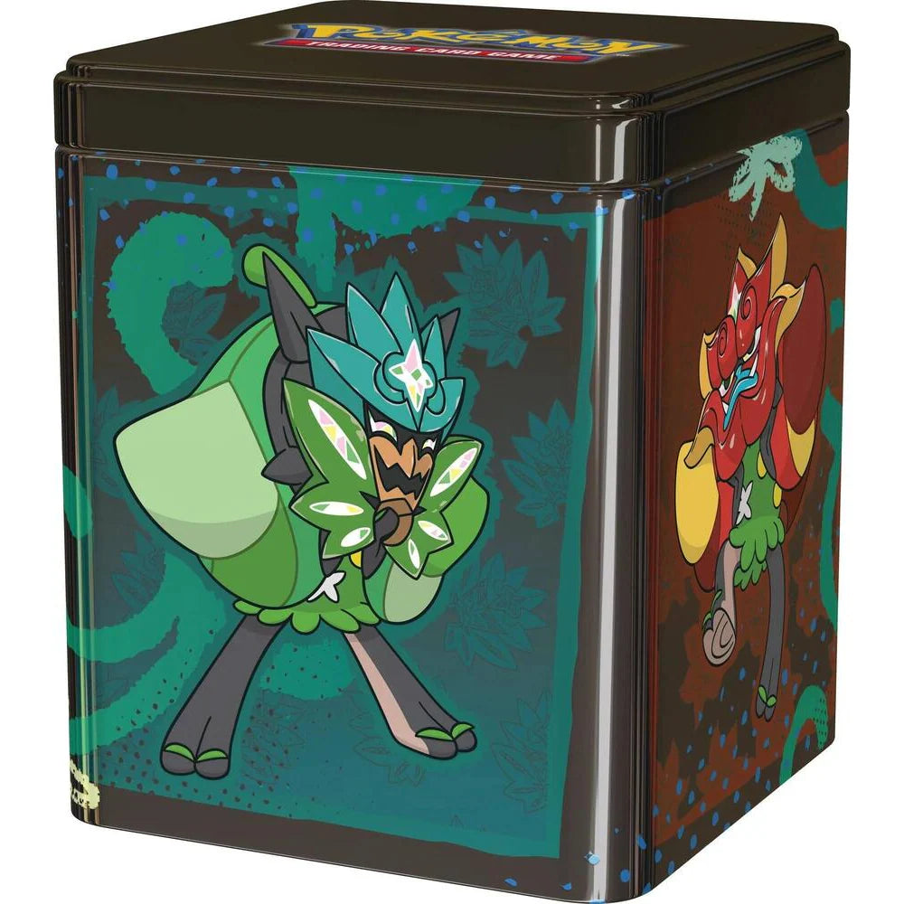 Pokemon Scarlet & Violet 2025 Stacking Tin (3 Booster Packs & 2 Sticker Sheets)
