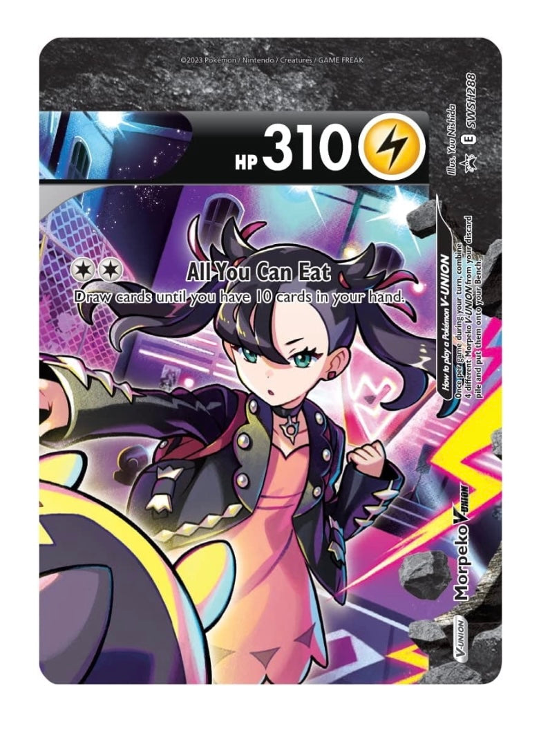 Morpeko V-UNION Playmat Premium Collection - Crown Zenith (CRZ)
